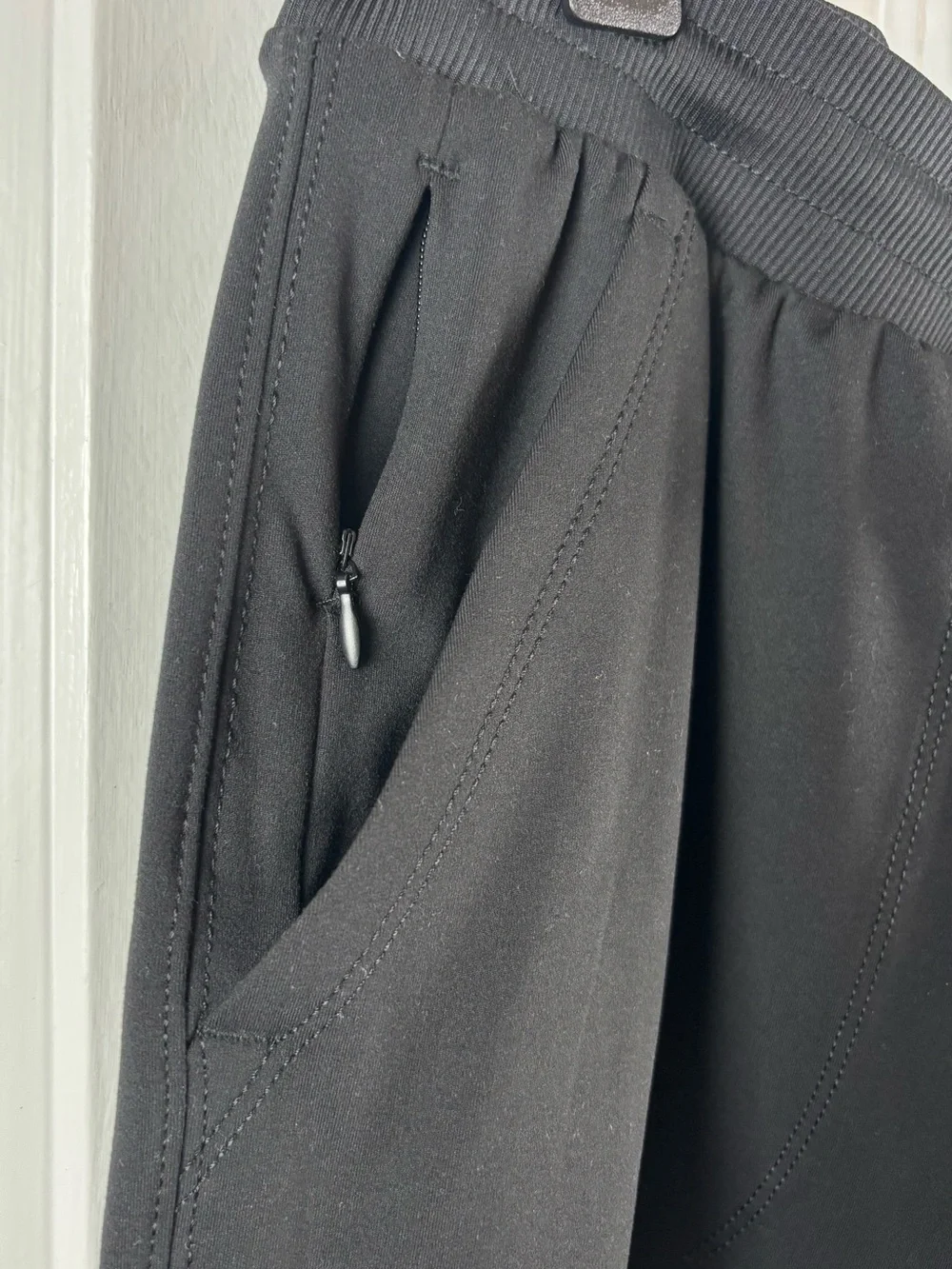 Rachel Zoe Black Pull-On Jogger Pants Zip Pockets Estimated XXL